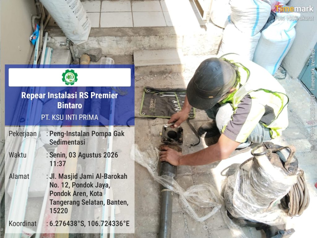 perbaikan STP RS Premier Bintaro
